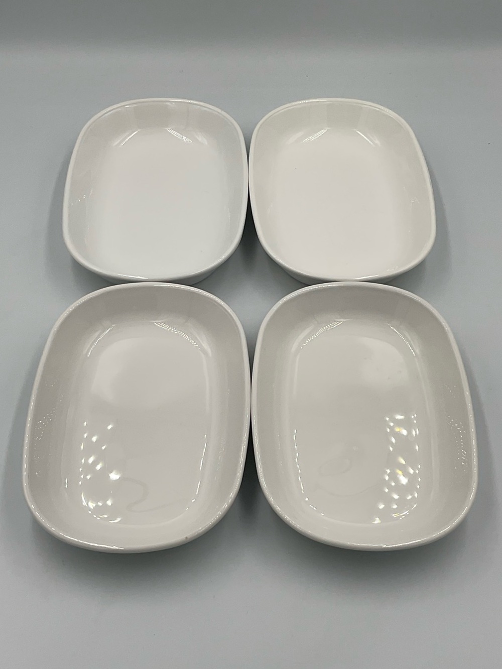 Vintage Corning Ware White “Sidekick” Serving Dishes - Set of 4 - Picture 3 of 7